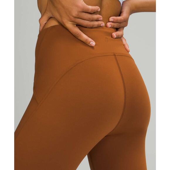 Lululemon Instill High-Rise Tight 25" Size 0 Copper Brown - Picture 2 of 6